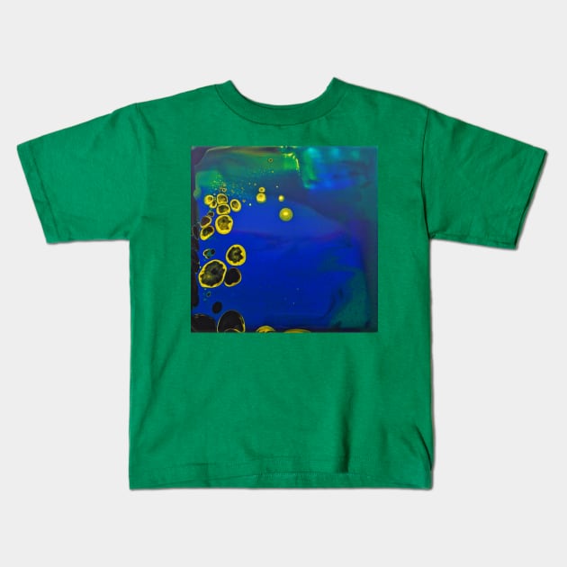 Jellyfish in the Deep Kids T-Shirt by WickedFaery